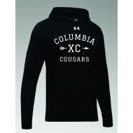 Columbia HS XC UNDER ARMOUR Hustle Fleece Hoody - BLACK