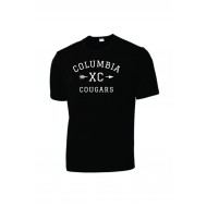 Columbia HS XC SPORT TEK Dri Fit T Shirt - BLACK
