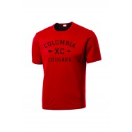Columbia HS XC SPORT TEK Dri Fit T Shirt - RED