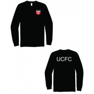 UCFC BELLA CANVAS Soft Style Long Sleeve T Shirt - BLACK