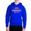 Springfield Basketball JERZEES Hooded Sweatshirt ROYAL W/ MINUTEMEN
