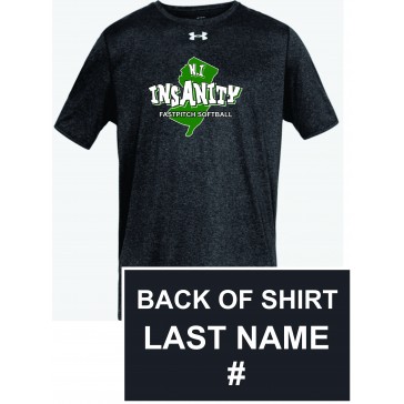 NJ Insanity Fastpitch UNDER ARMOUR Locker T - CHARCOAL