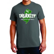 NJ Insanity Fastpitch GILDAN T Shirt - CHARCOAL