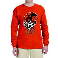 Thorne Soccer GILDAN Long Sleeve T Shirt - ORANGE
