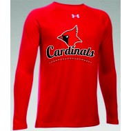 MLL Cardinals UNDER ARMOUR Long Sleeve Locker T - RED