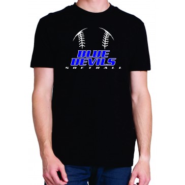 WHS Softball GILDAN Softstyle T Shirt - BLACK