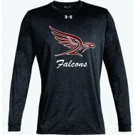 MLL Falcons Chain UNDER ARMOUR Long Sleeve Locker T - CHARCOAL