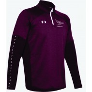 MLL Falcons UNDER ARMOUR Qualifier Hybrid 1/4 Zip - MAROON