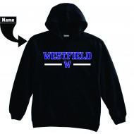 Jefferson School Pennant Hooded Sweatshirt - BLACK