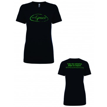 With Grace Initiative NEXT LEVEL T Shirt MENS/WOMENS/YOUTH- NAVY