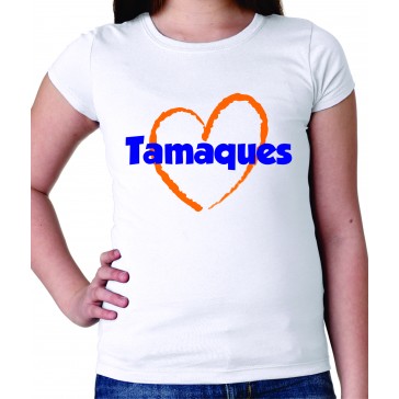 Tamaques School NEXT LEVEL Girls T Shirt - TAMAQUES HEART