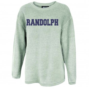 Randolph HS Girls Soccer PENNANT Womens Washed Core Crew
