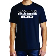 Randolph HS Girls Soccer GILDAN Softstyle T Shirt - NAVY
