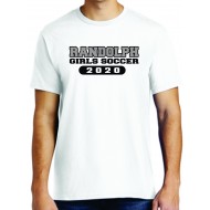 Randolph HS Girls Soccer GILDAN Softstyle T Shirt - WHITE