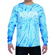 Millburn HS Field Hockey GILDAN Mens Tie Dye Long Sleeve T Shirt