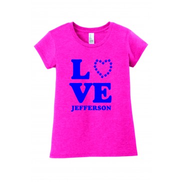 Jefferson School DISTRICT Girls Cotton T Shirt