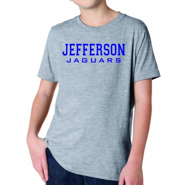 Jefferson School NEXT LEVEL T Shirt - GREY