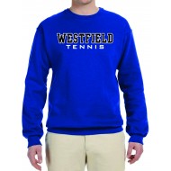 Westfield HS Tennis JERZEES Crew Sweatshirt