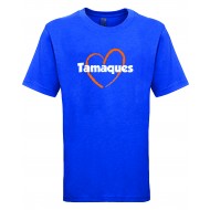 Tamaques School NEXT LEVEL Triblend T Shirt - TAMAQUES HEART