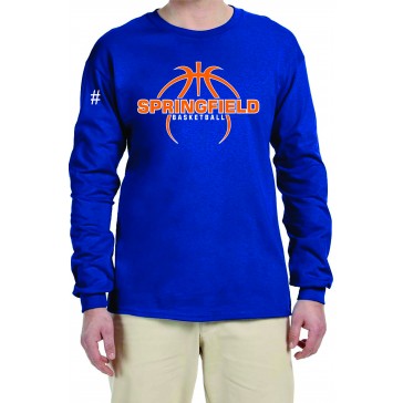 Springfield Basketball GILDAN Long Sleeve T Shirt