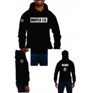 Hazlet Hustle RUSSELL Fleece Hoodie - BLACK