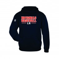 Long Hill Nationals BADGER Performance Hoodie - NAVY