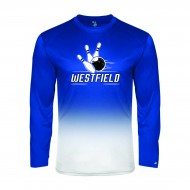 Westfield HS Bowling BADGER Ombre Long Sleeve T