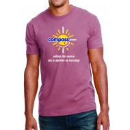 Compass Schoolhouse NEXT LEVEL T Shirt - MAUVE