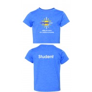 Compass Schoolhouse BELLA CANVAS T Shirt 'Student'- BLUE