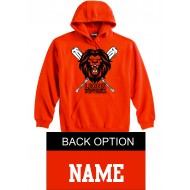Lions Softball PENNANT Hooded Sweatshirt - ORANGE