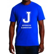 Jefferson School NEXT LEVEL T Shirt - ROYAL