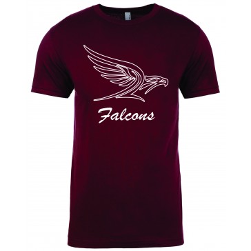 MLL Falcons NEXT LEVEL T Shirt - MAROON