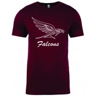 MLL Falcons NEXT LEVEL T Shirt - MAROON