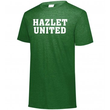 Hazlet Soccer RUSSELL Tri BlendT Shirt - GREEN