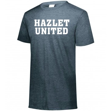Hazlet Soccer RUSSELL Tri BlendT Shirt - GREY