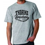 THORNE BASEBALL GILDAN T Shirt - GREY