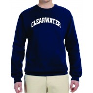 Clearwater Swim Club JERZEES Crew Sweatshirt - NAVY