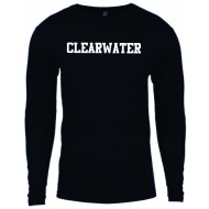 Clearwater Swim Club BELLA CANVAS Long Sleeve T - NAVY