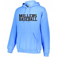 Millers Baseball RUSSELL Fleece Hoodie - CAROLINA BLUE