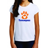 Tamaques School DISTRICT Girls Perfect Tri T WHITE - TAMAQUES