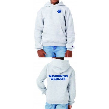 Washington School CHAMPION Hooded Sweatshirt - GREY