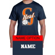 CJ Heat GILDAN T Shirt - CHARCOAL