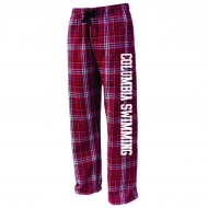 Columbia HS Swimming PENNANT Flannel Pants