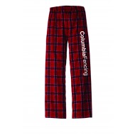 Columbia HS Fencing DISTRICT Flannel Pants - WOMENS/MENS