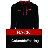 Columbia HS Fencing NEXT LEVEL Full Zip Hooded Sweatshirt
