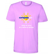 Compass Schoolhouse BELLA CANVAS T Shirt - LILAC