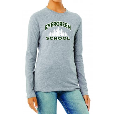 Evergreen BELLA CANVAS Ladies Long Sleeve T Shirt