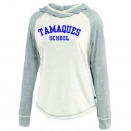 Tamaques School PENNANT Girls Triblend Hoodie - TAMAQUES