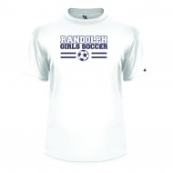 Randolph HS Girls Soccer BADGER B Core T - WHITE