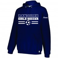 Randolph HS Girls Soccer RUSSELL Fleece Hoodie - NAVY